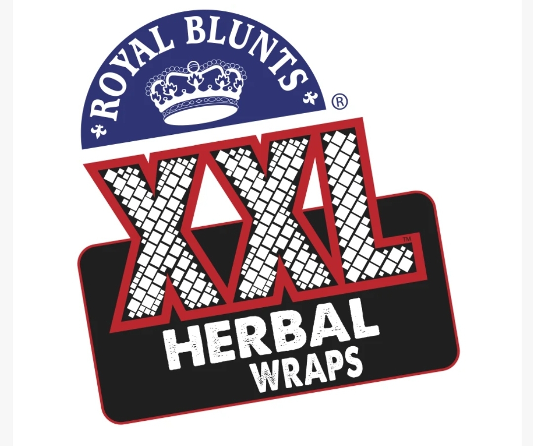 The royal blunts logo with the words xxxl and a crown on top