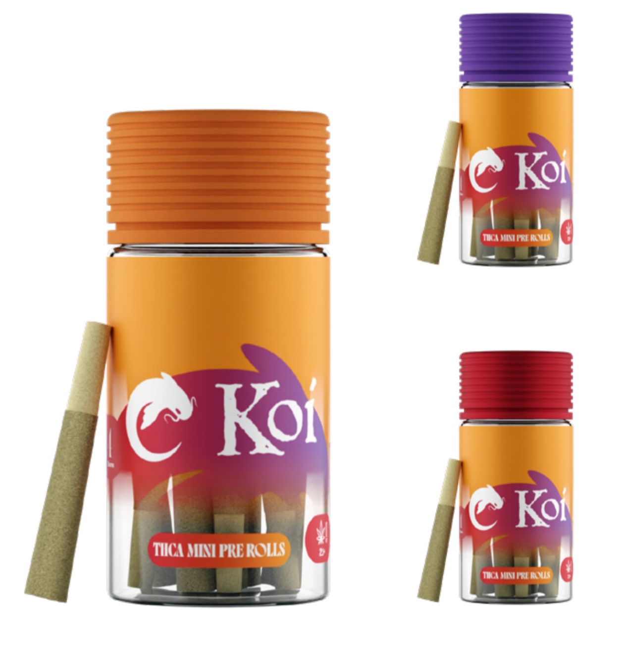 A bottle of koi incenses with a wooden stick sticking out of it